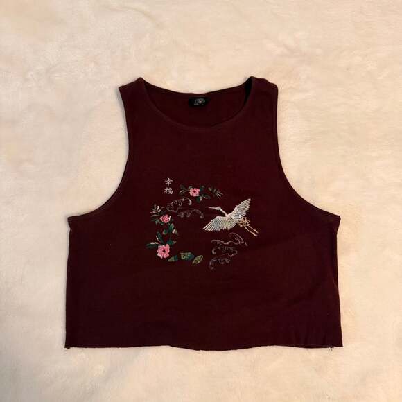Urban Outfitters Tops - American Eagle Outfitters floral embroidered tank top